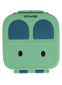 Eazy Kids Bento Lunch Box w/t handle- Green  - Image 1
