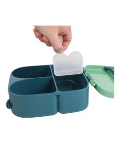 Eazy Kids Bento Lunch Box w/t handle- Green  - Image 4