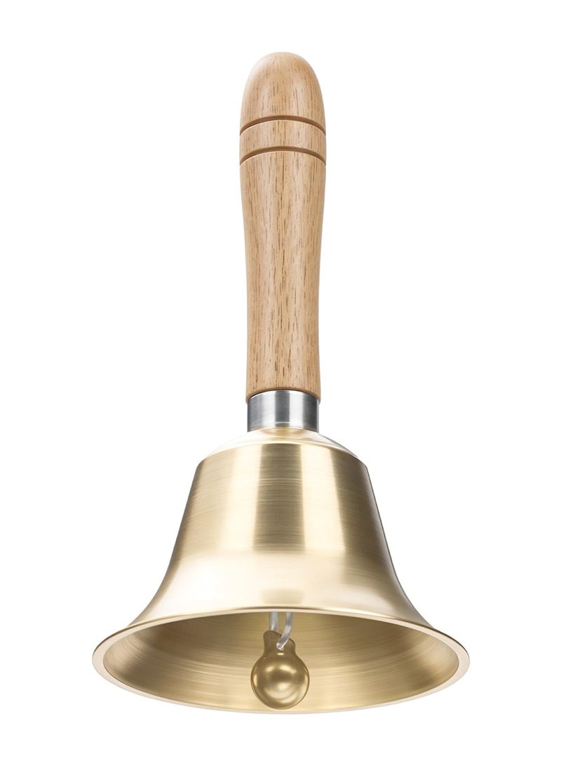 Generic Super Loud Hand Bell - Solid Brass Call Bell for Elderly at Home, Wedding, Animal Training, Office, Dinner, Meditation, Musical Teaching and Service - Image 1