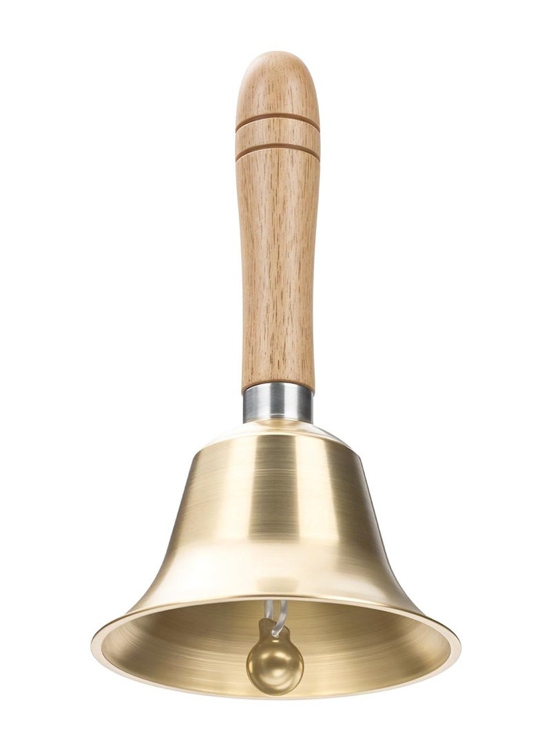 Super Loud Hand Bell - Solid Brass Call Bell for Elderly at Home, Wedding, Animal Training, Office, Dinner, Meditation, Musical Teaching and Service - Image 1
