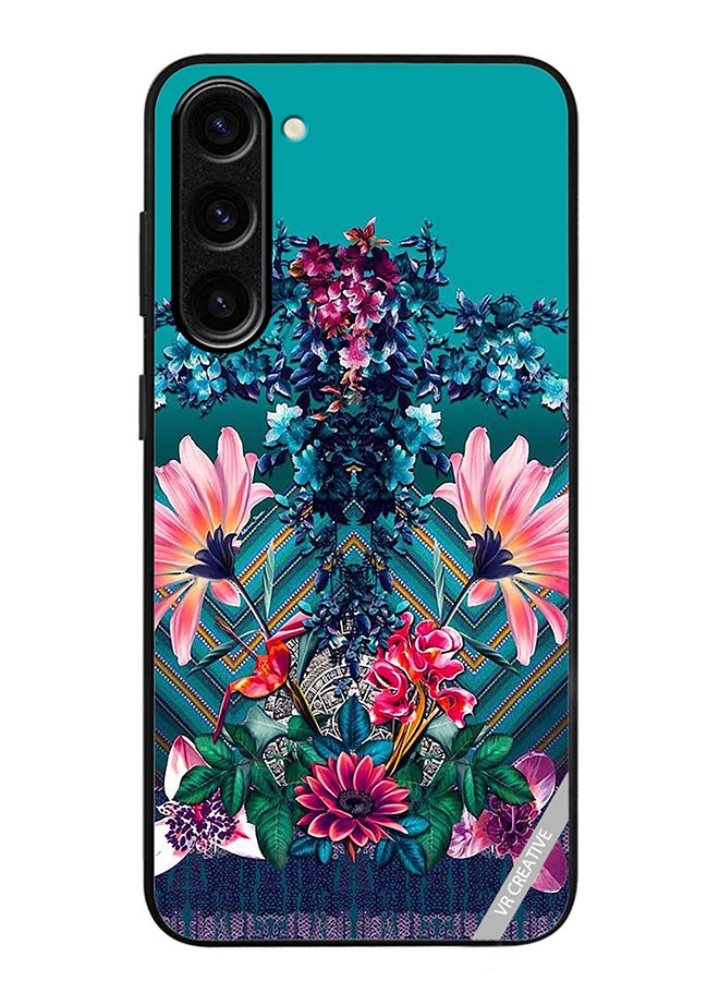 VR CREATIVE Protective Case Cover For Samsung Galaxy S24 Plus Flower Design Multicolour - Image 1
