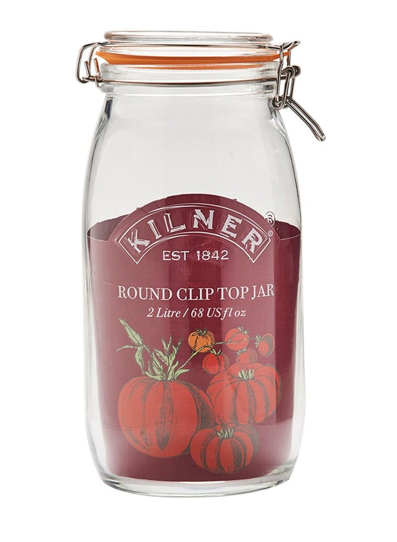 Kilner Clip Top Round Jar 2L - Image 1
