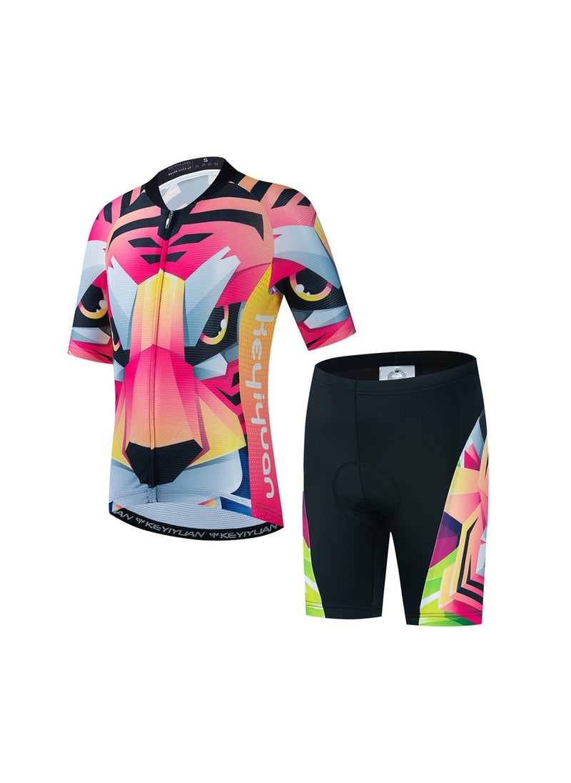 KUYING GR New Summer Outdoor Sunscreen Moisture Absorption Quick Drying Bicycle Women's Cycling Clothing Set  - Image 1