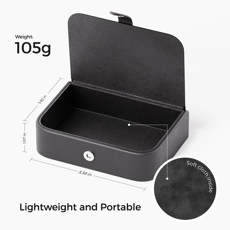 HOVERAir Black Portable Case 105g Specifically Designed X1 Drone, 5.39"×3.82"×1.57" Pocket-Sized, Made of Stylish PU Material, with Waterproof, Dustproof and Shockproof Features - Image 2