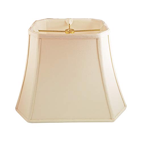 Royal Designs Inc Royal Designs DBS-710-11EG Royal Designs 11" Rectangle Cut Corner Basic Lamp Shade, Eggshell, (4 x 6) x (8 x 11) x 8 - Image 1