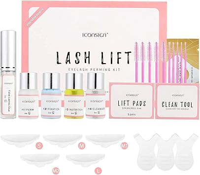 ICONSIGN Eyelash Lift Kit Updated Lash Lift Kit Professional SemiPermanent Curling Eyelash Perm Kit Suitable For Salon And Home Use - Image 1