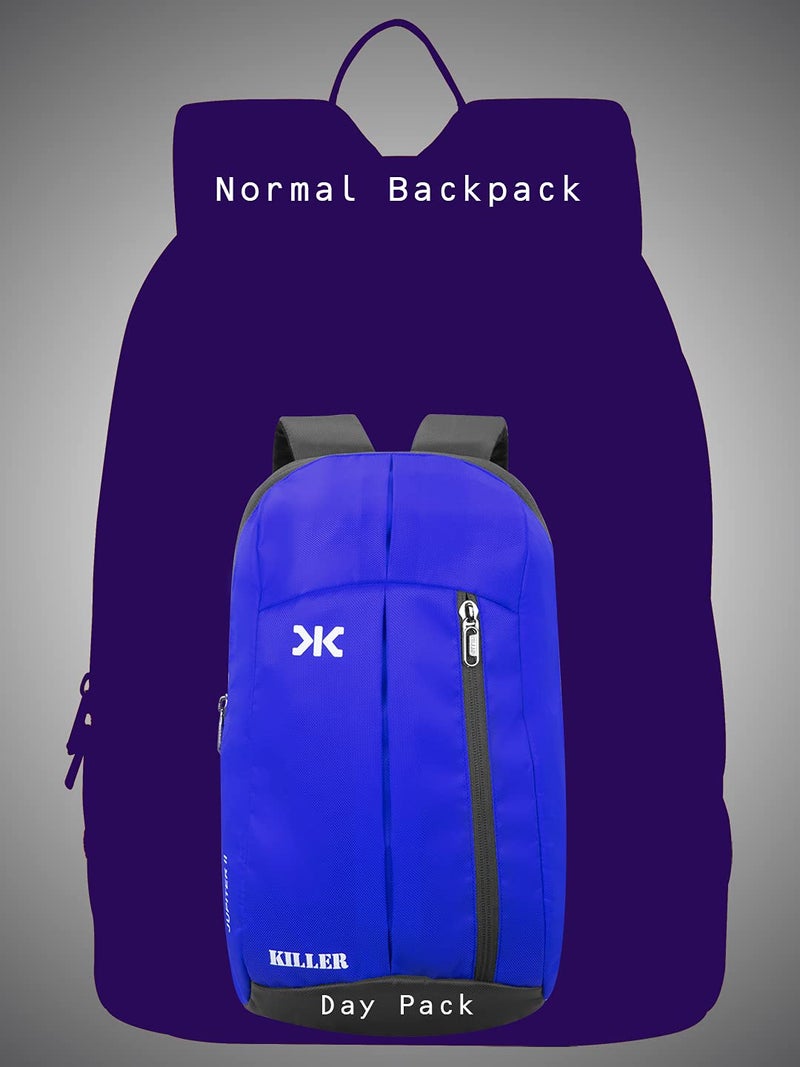 KILLER Jupiter Small Outdoor Mini Standard Backpack 12L Daypack (Royal Blue) - Image 5