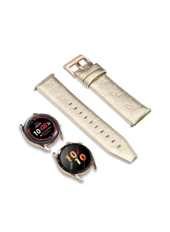 بوليس Mono Beige Leather Watch Straps