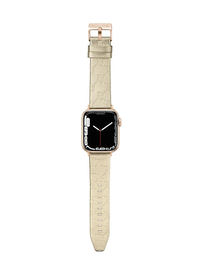 بوليس Mono Beige Leather Watch Straps