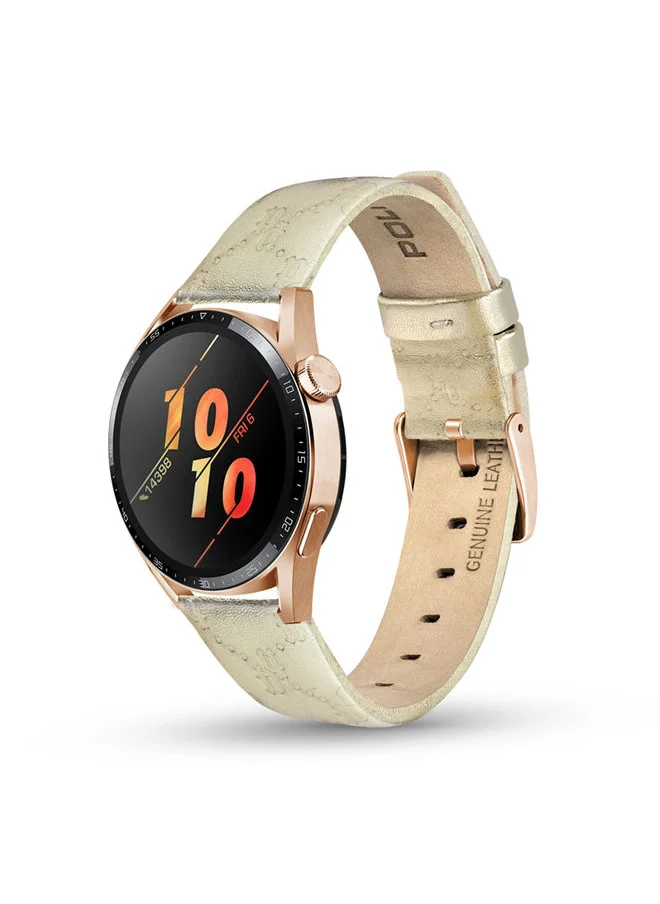 بوليس Mono Beige Leather Watch Straps