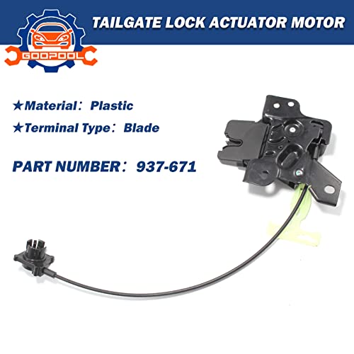 Goopool Tailgate Lock Actuator Motor Compatible with Ford Crown Victoria 2004-2011 Mercury Grand Marquis Marauder Replaces # 937-671 - Image 3