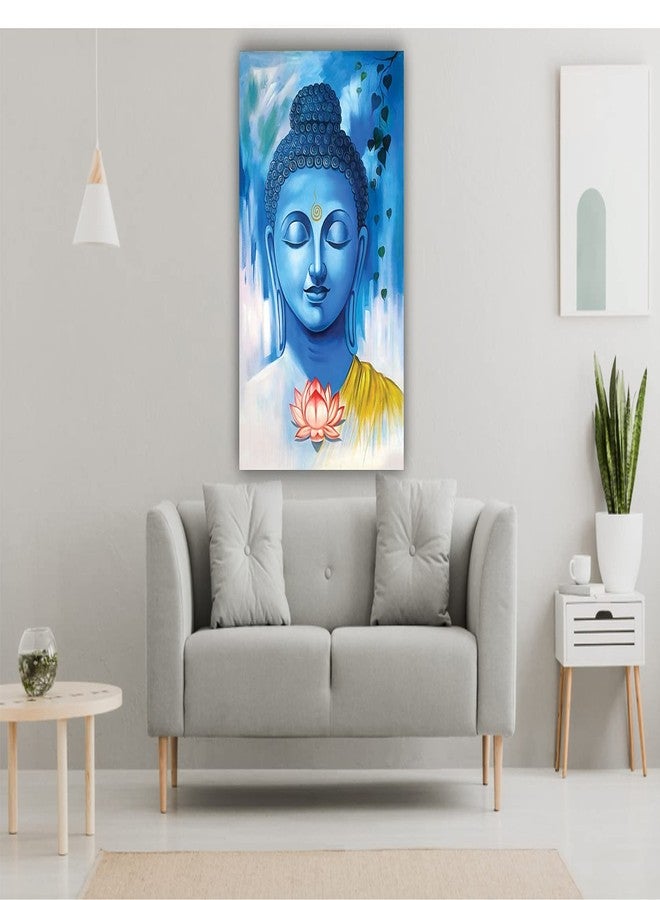 Infinity Interiors Calm Face Lord Buddha 3D Wall Stickers PVC Self Adhesive Vinyl Wall Poster for Living Room, Hall, Play Room, Bedroom , Kitchen, Office (18X23 INCH) - Image 3