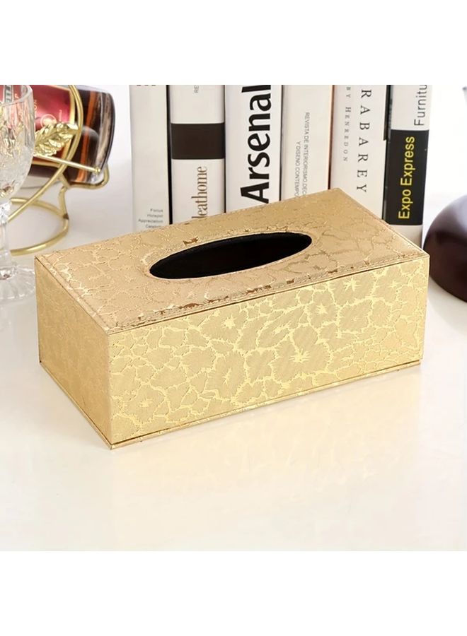 Black Leather Tissue Box Holder for Home Hotel and Car Desktop - Image 2