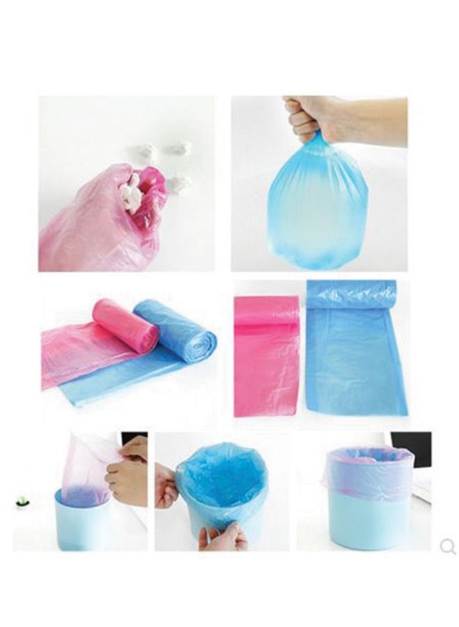 فوفا أكياس قمامة قابلة لإعادة التعبئة بتصميم صغير وقابل للتمدد مع قاعدة مانعة للتسرب من 30 قطعة - Image 3