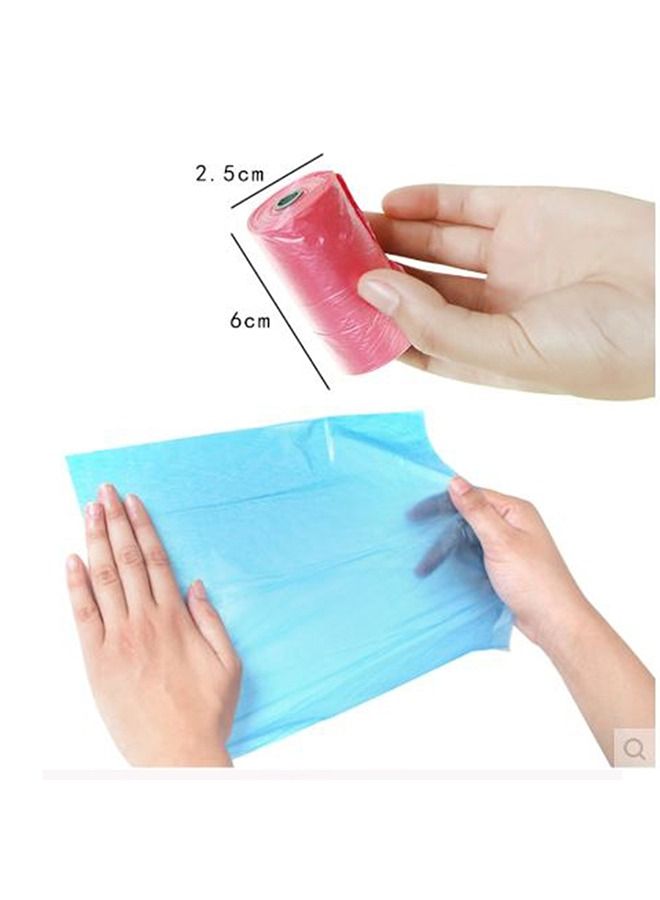 فوفا أكياس قمامة قابلة لإعادة التعبئة بتصميم صغير وقابل للتمدد مع قاعدة مانعة للتسرب من 30 قطعة - Image 5