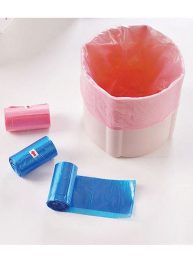 فوفا أكياس قمامة قابلة لإعادة التعبئة بتصميم صغير وقابل للتمدد مع قاعدة مانعة للتسرب من 30 قطعة - Image 4