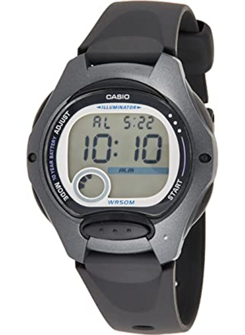 Casio Womens Quartz Watch, Digital Display and Resin Strap - Image 1
