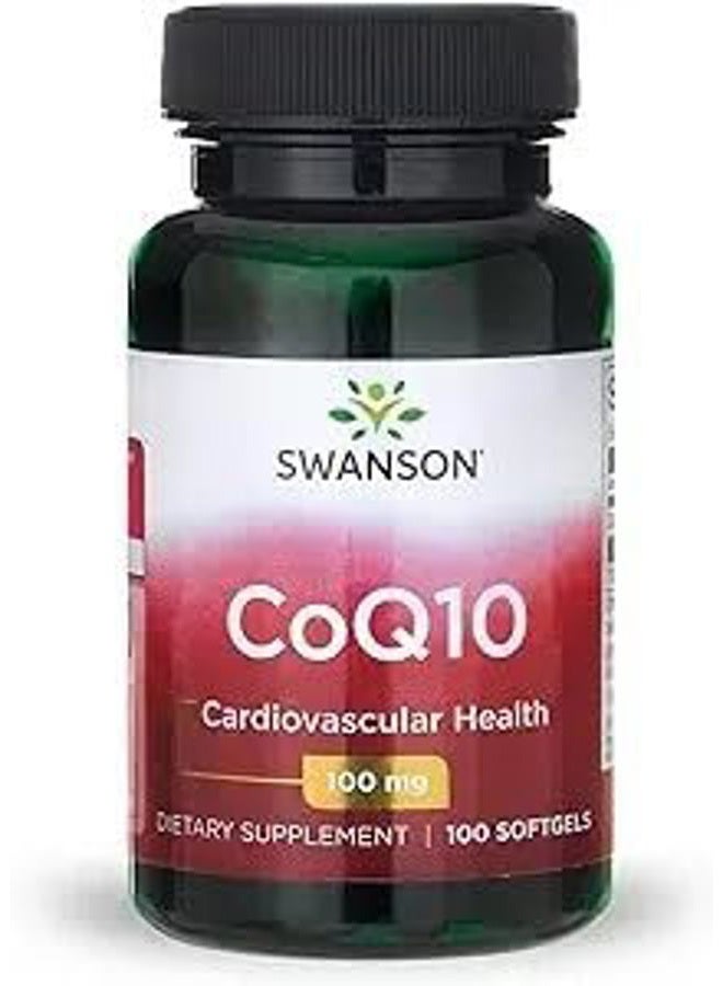 SWANSON CoQ10 - Energy Antioxidant Support - Coenzyme Q10 Supplement - (100 Softgels, 100mg Each) - Image 4