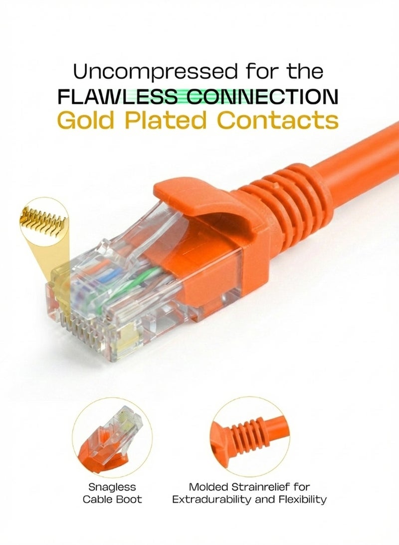 ستارجولد كابل CAT6 كابل توصيل إنترنت عالي السرعة 40 متر - Image 4