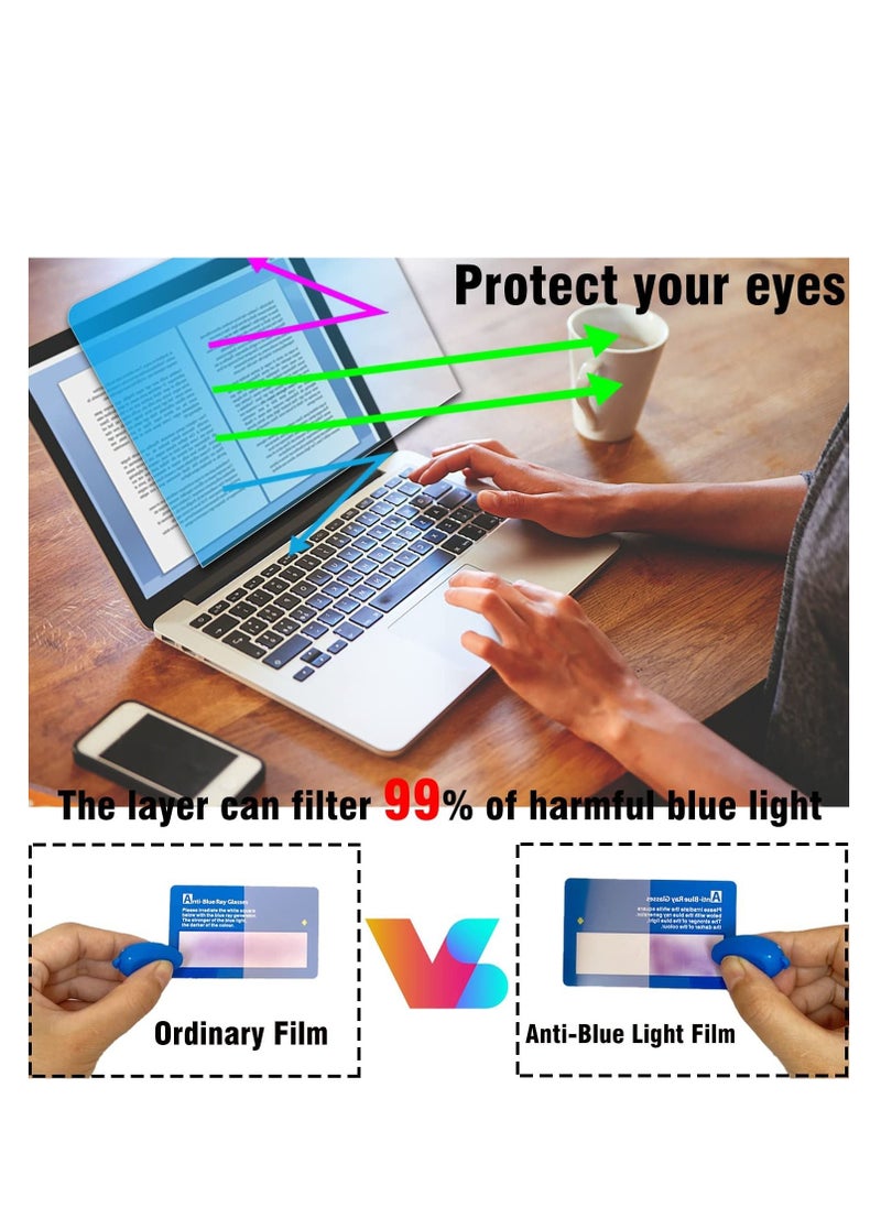 Generic 14.2" Blue Light Blocking Screen Protector for MacBook Pro 14.2'' M2 Pro/M3 / M3 Pro / M3 Max /M4 (2021--2024)Laptop, Anti-Glare Anti-Blue Light for Macbook Pro 14 Screen Film Filter, Bubble Free Eye Protection  - Image 4