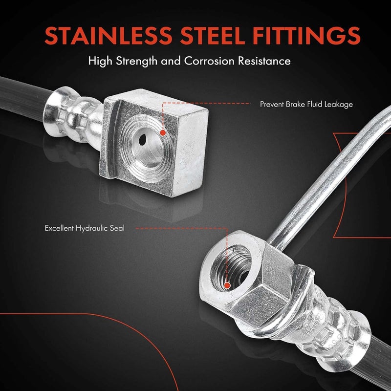 A-Premium Brake Hydraulic Hose for Ram 2500 (2014-2017) - Image 4