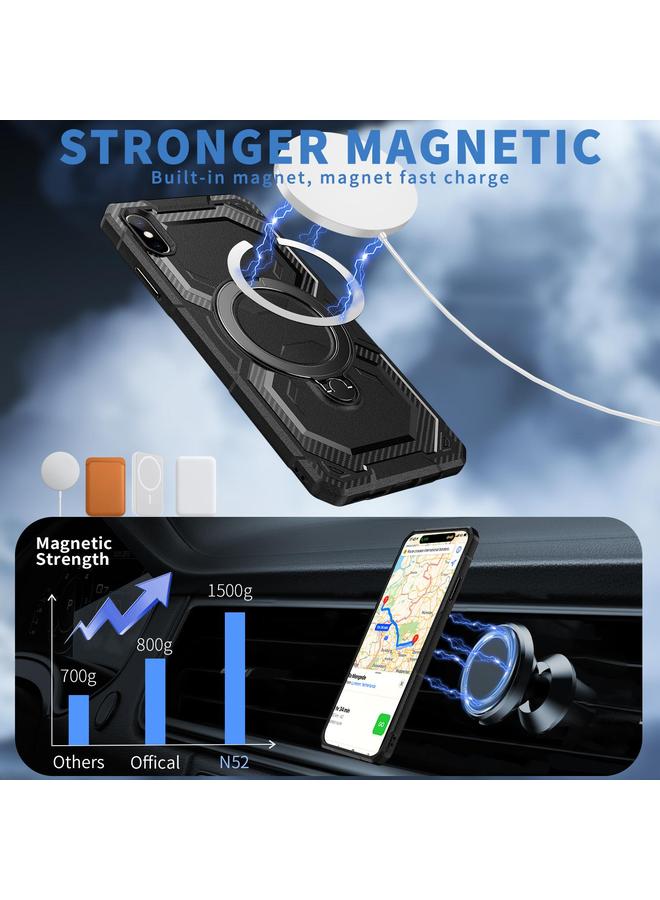 اس-توب حافظة لهاتف iPhone XS / X مزودة بحامل MagSafe غير لامع - Image 2