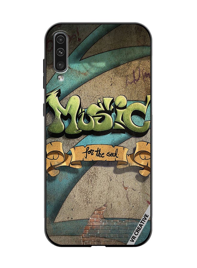 VR CREATIVE Protective Case Cover For Samsung Galaxy A50/A50s Music For The Soul Design Multicolour - Image 1