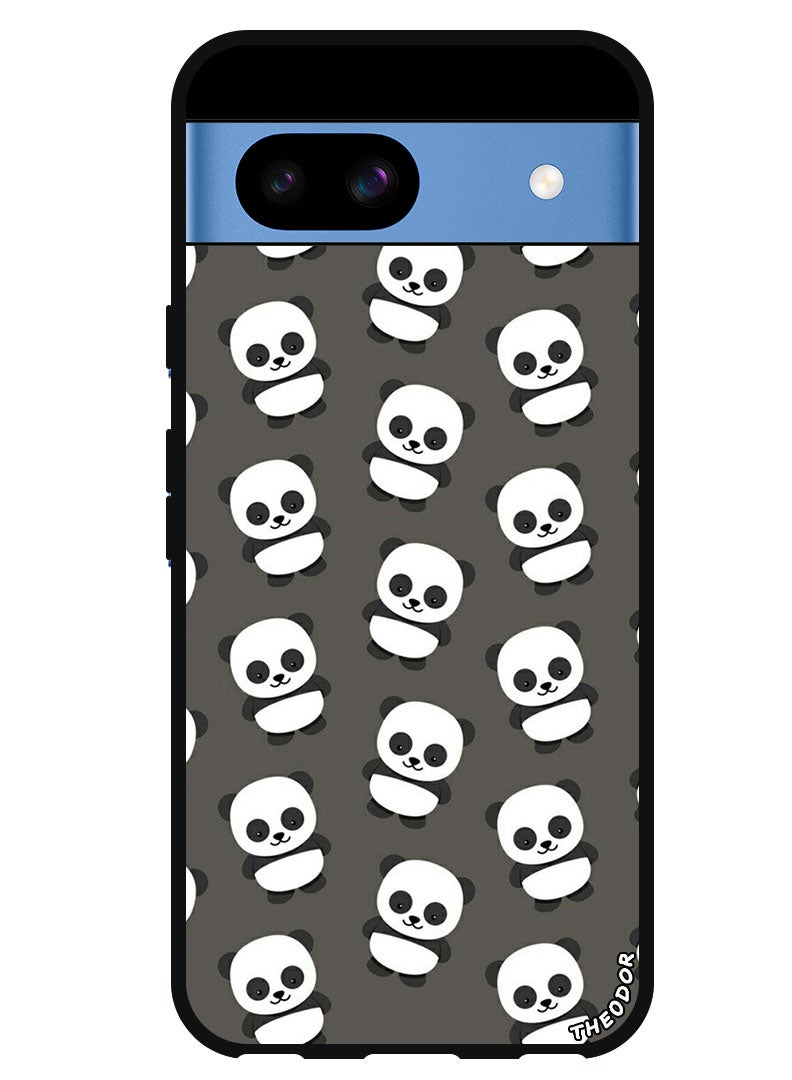 Theodor Protective Case Anti Scratch Shock Proof Bumper Cover For Google Pixel 8a Panda - Image 1
