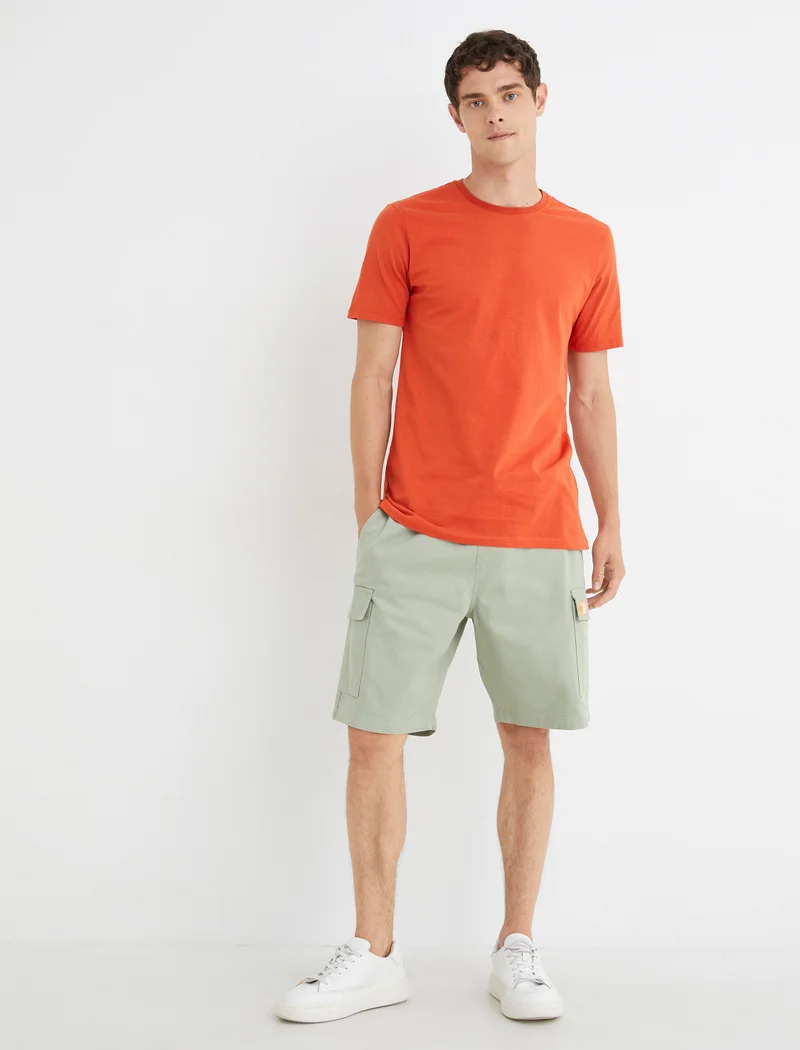 KOTON Koton | Solid Regular Fit Casual T-Shirt |