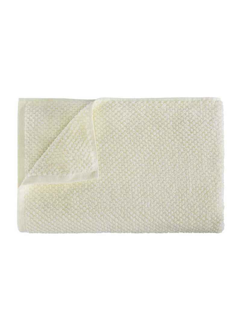 SPACES Spaces 100 Cotton Bath Towel Special Texture Ultra Soft Quick Dry 450 GSM Beige Cotton Towels for Bath  - Image 3