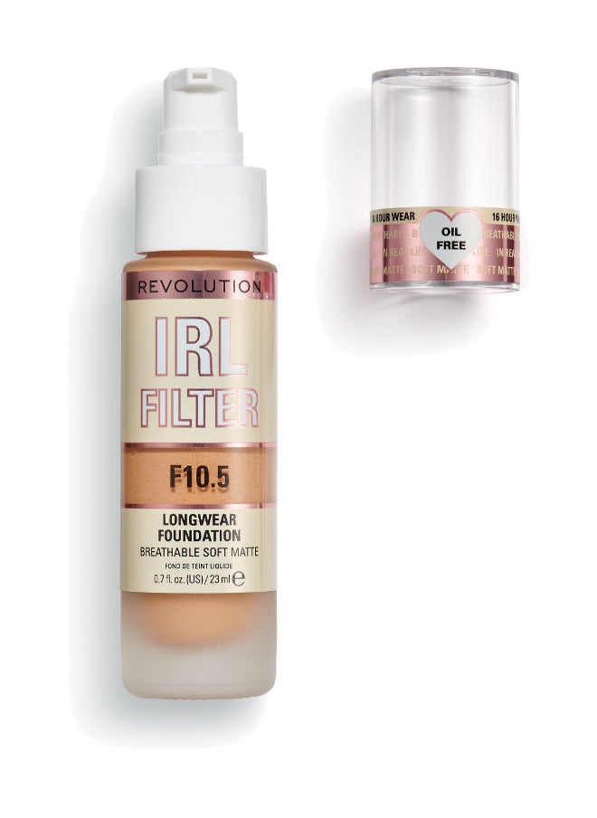 REVOLUTION كريم أساس ريفولوشن IRL Filter Longwear F10.5  - Image 2
