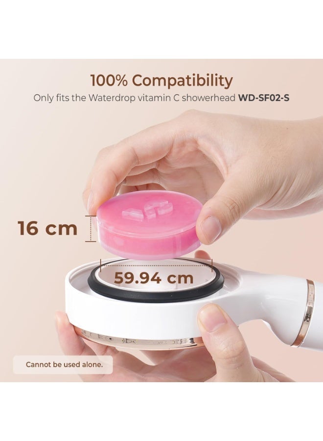 Waterdrop Vitamin C serum replacement for Shower filter SF02-SR, Relieve Dry Skin, Rose flavor, 1 Pack - Image 2
