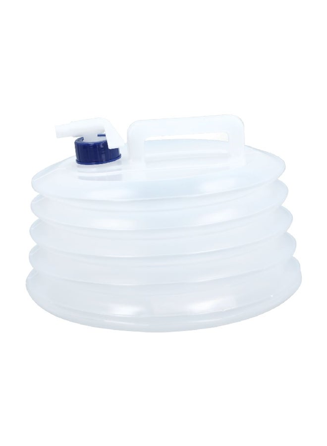 AUTOSMART Collapsible Foldable Water Container with Adjustable Tap White 10 L GT23101 - Image 1