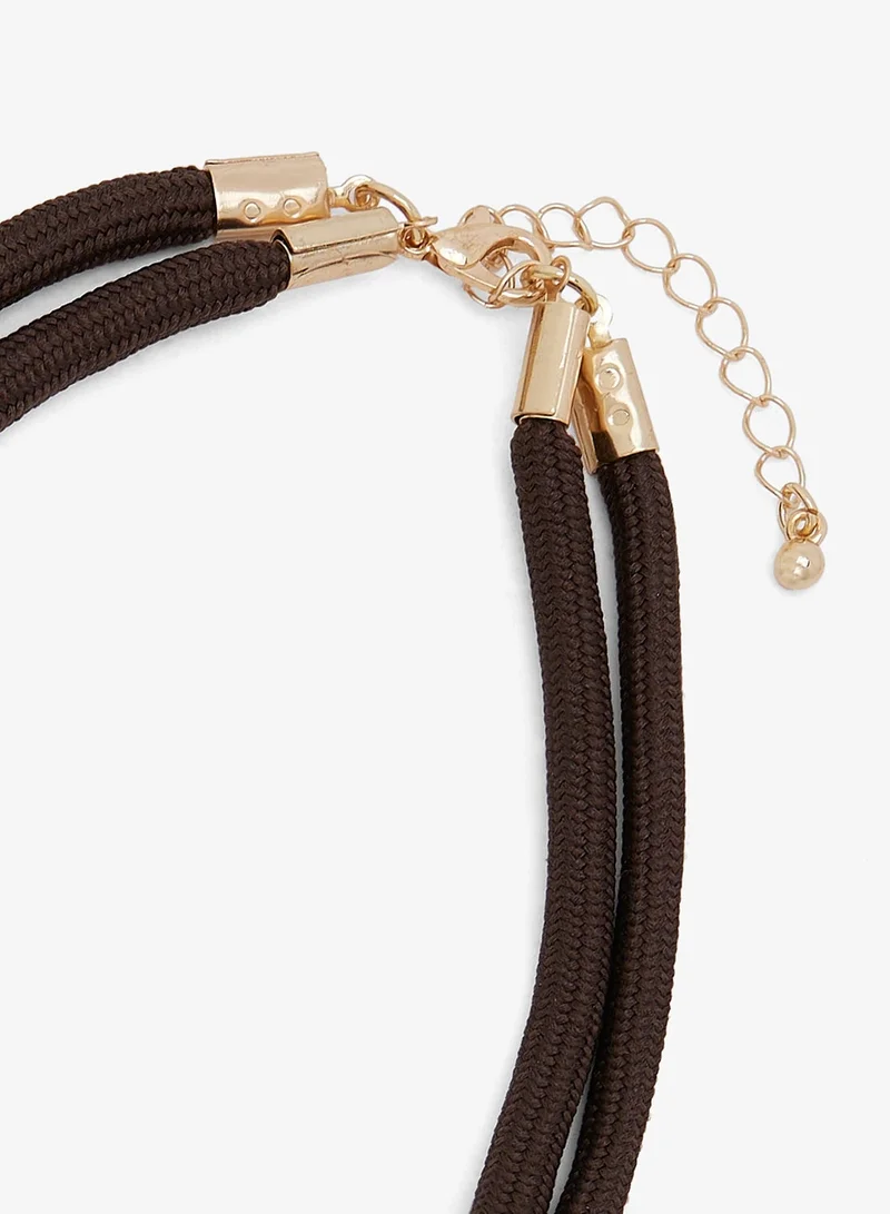 Ella  String Resin Detailed Star Accent Necklace for Women | Best Price UAE