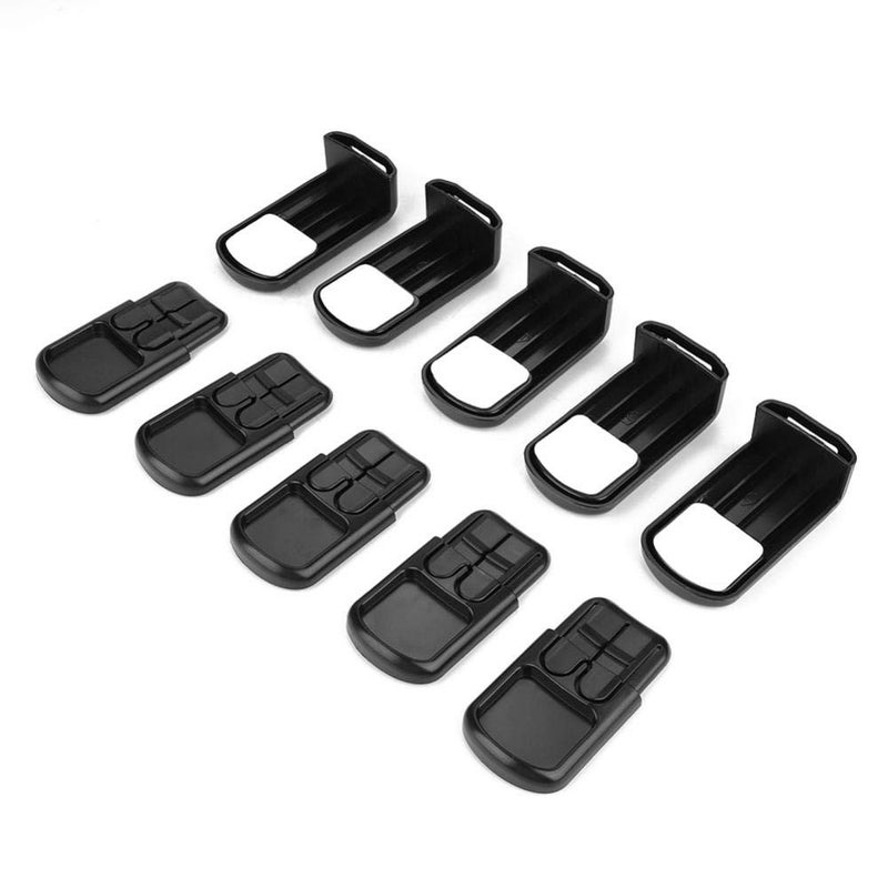 Fdit 5Pcs Baby Safety Cabinet Locks Cabinet Drawer Door Locks Kids Children Safety Lock for Drawer Door Cabinet Black
