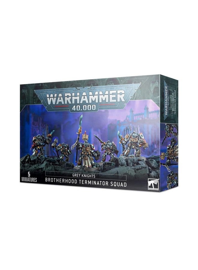 Games Workshop Grey Knights Brotherhood Terminator Squad Warhammer 40,000 - Image 1