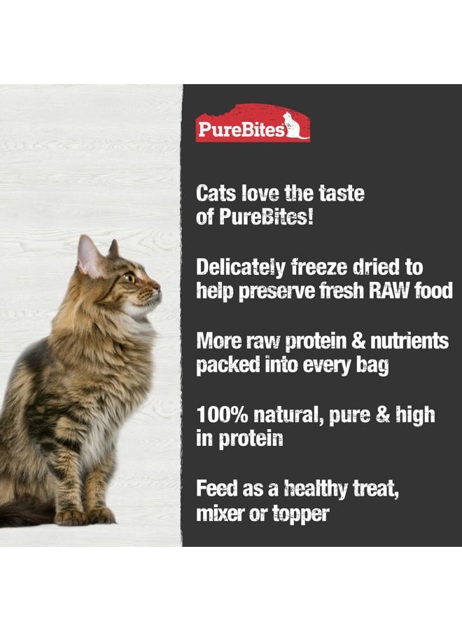 PUREBITES علاجات القطط المجففة بالتجميد من الدجاج، 1 مكون، مصنوعة في الولايات المتحدة، 2.3 أونصة - Image 5