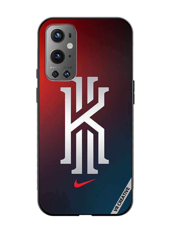 VR CREATIVE Protective Case Cover For OnePlus 9 Pro Kyrie Irving Logo Design Multicolour - Image 1
