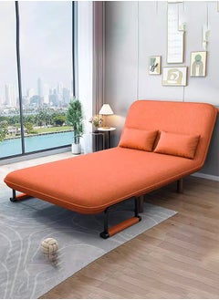 HOCC Convertible 2 seater Sofa bed Orange  - Image 2