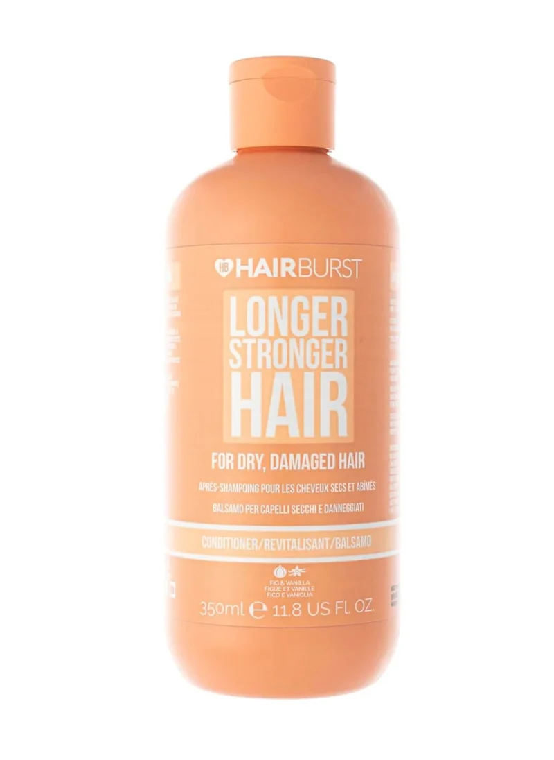 HAIR BURST Conditioner For Dry & Damaged Hair — Moisture Locking, Breakage Reducing, Colour Protecting - Enriched with Vitamin B5, Almond Oil & Fig Extract - Silicone Free UK Made