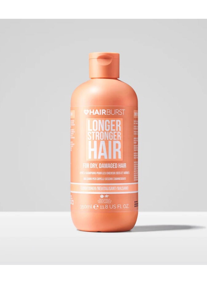 HAIR BURST Conditioner For Dry & Damaged Hair — Moisture Locking, Breakage Reducing, Colour Protecting - Enriched with Vitamin B5, Almond Oil & Fig Extract - Silicone Free UK Made  - Image 1