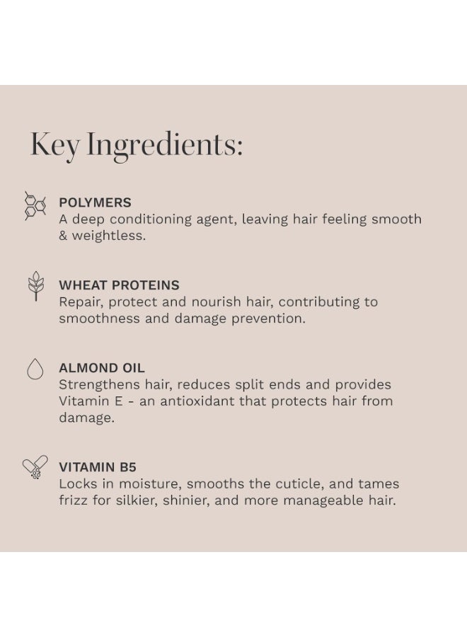 هيربرست بلسم للشعر الجاف والتالف - يحبس الرطوبة، يقلل التقصف، يحمي اللون - غني بفيتامين ب، زيت اللوز، وخلاصة التين - خالٍ من السيليكون صنع في المملكة المتحدة - Image 4