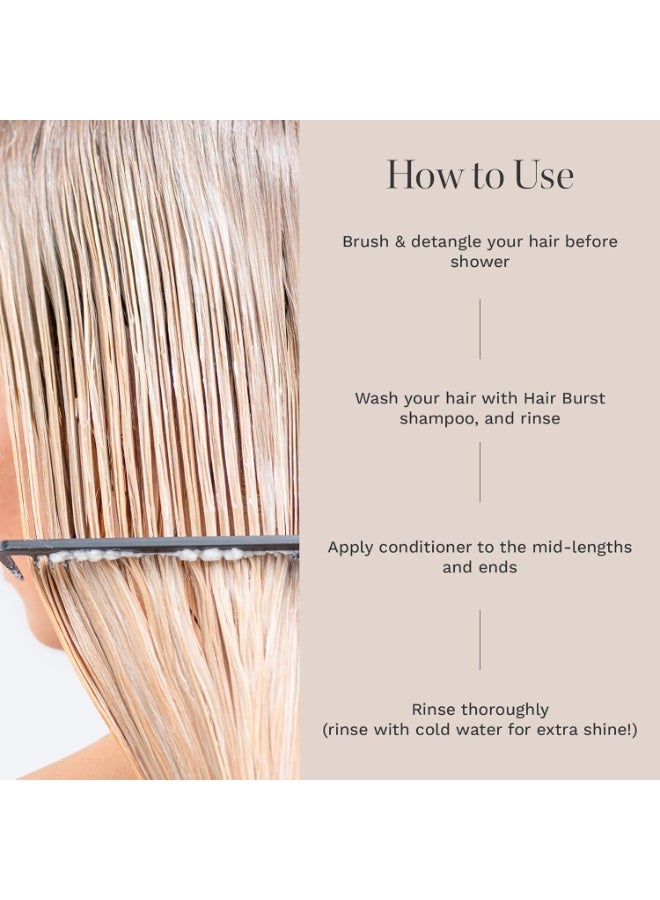 هيربرست بلسم للشعر الجاف والتالف - يحبس الرطوبة، يقلل التقصف، يحمي اللون - غني بفيتامين ب، زيت اللوز، وخلاصة التين - خالٍ من السيليكون صنع في المملكة المتحدة - Image 5