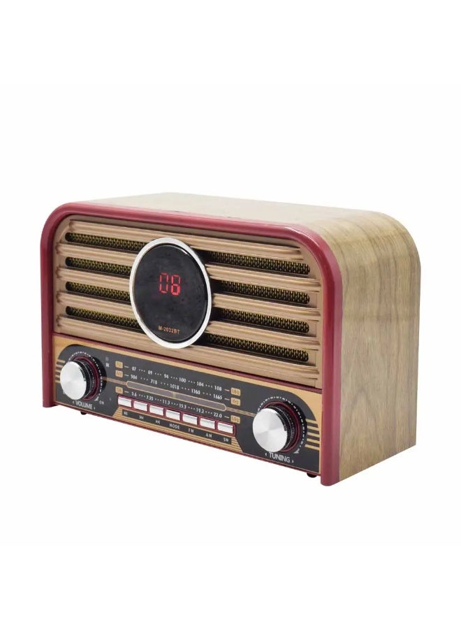 Meier Meyer radio, AM/SM/FM, USB/SD, brown - Image 1