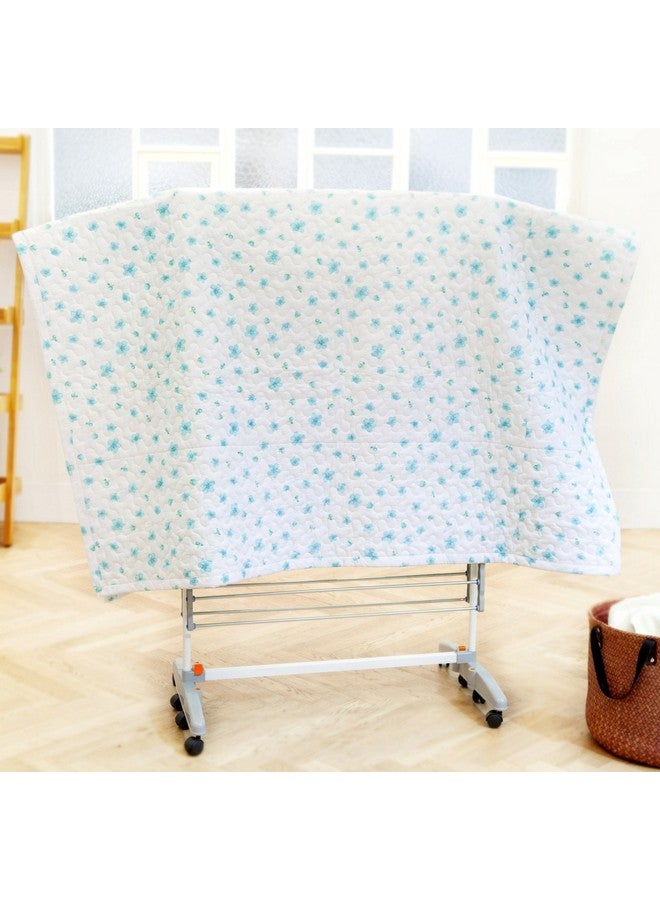 idee BDP-V23 Foldable Rolling 3-Tier Clothes Laundry Drying Rack with Stainless Steel Hanging Rods, Collapsible Shelves and Base for Easy Storage, Made-in-Korea, Premium Size, Orange - Image 4