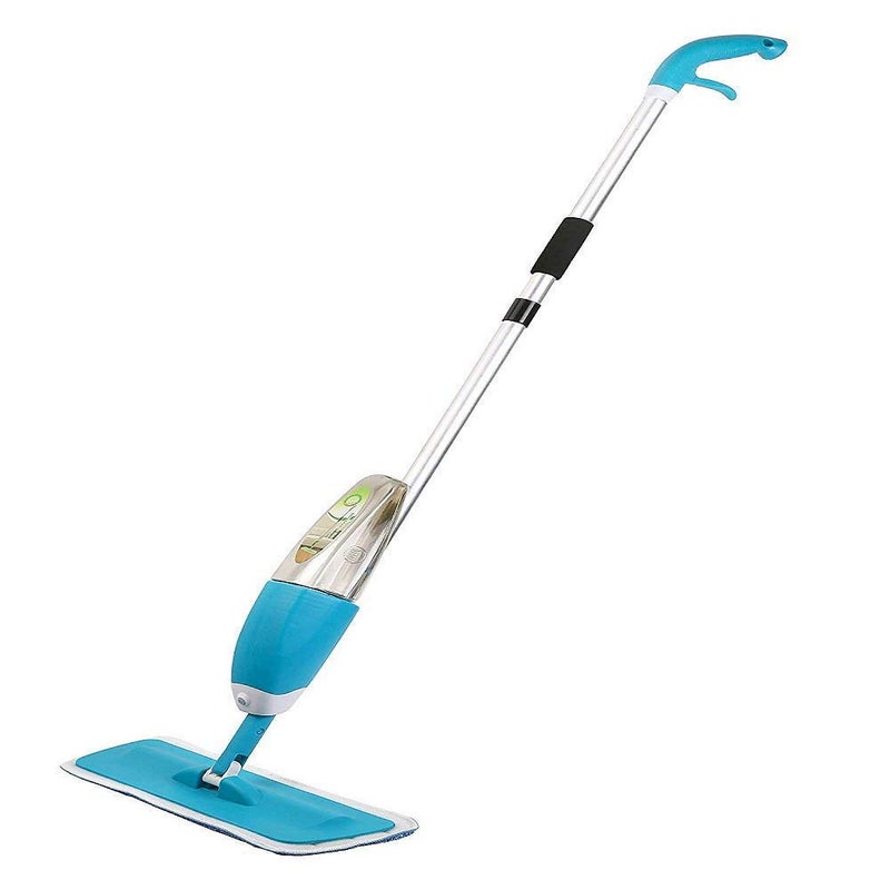 LOMESH Stainless Steel Foldable Spray Mop Set with Microfiber Washable Pad Best 360 Degree Easy Floor Cleaning for Home Office Multicolor - Image 1