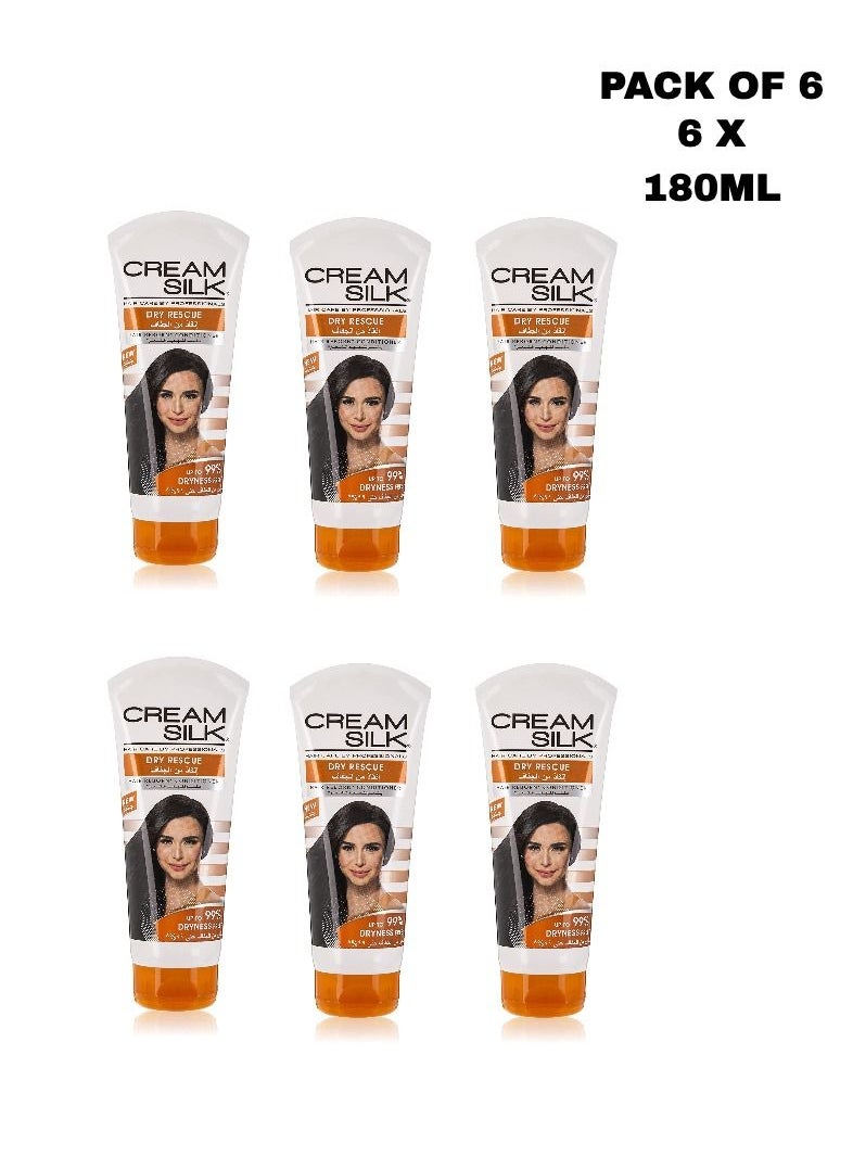 Cream Silk Cream Silk Dry Rescue 180ml Pack of 6 