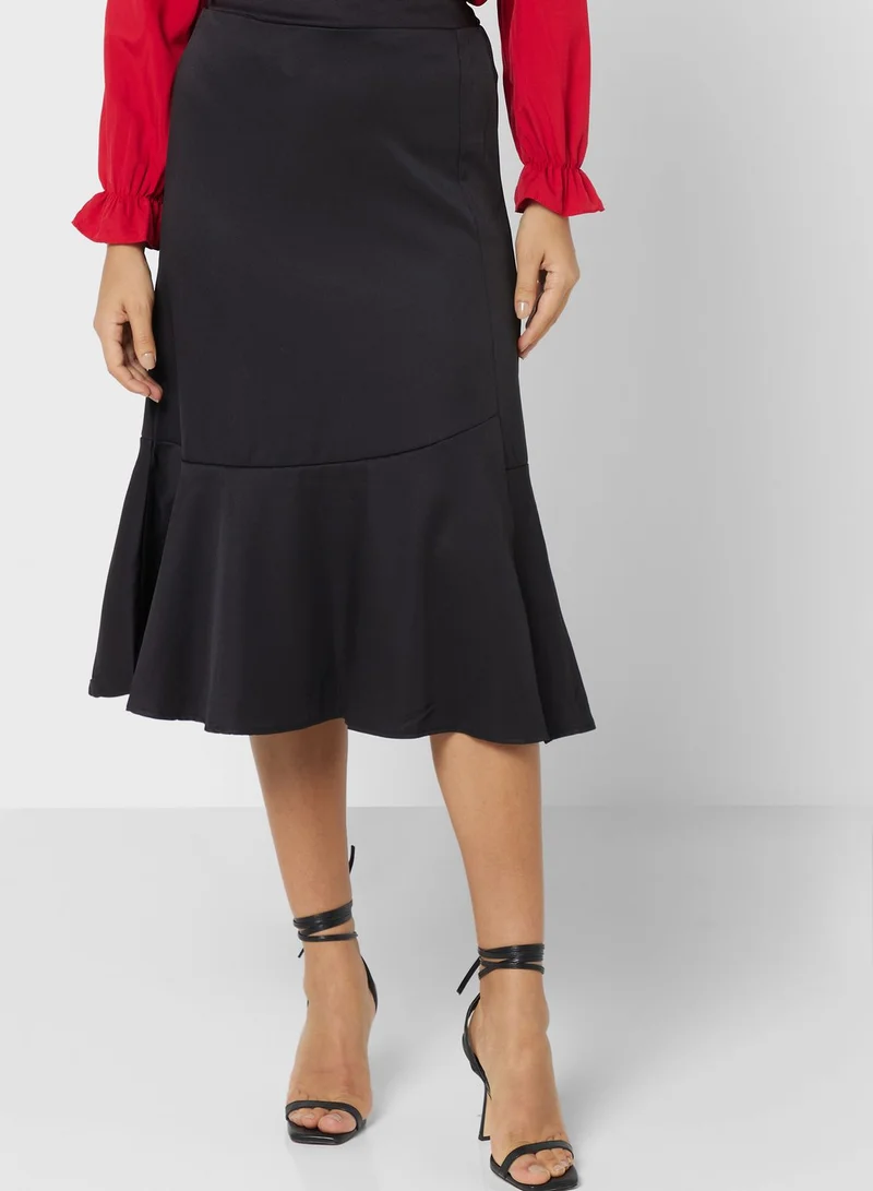 ELLA Ruffle Hem Skirt