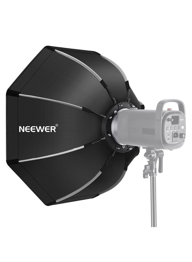 NEEWER LED Panel Light Softbox for 480 LED Light - Outer 16.3" x 6.5", Inner 9.1" x 8.7", Foldable Light Diffuser with Red Rim Strap Attachment and Bag for Photo Studio Portrait Video Shooting - Image 1
