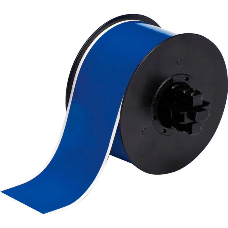 Brady B30C-2250-595-BL Blue Vinyl Tape - 30m Length x 5.7cm Width for Indoor/Outdoor Use - Image 1